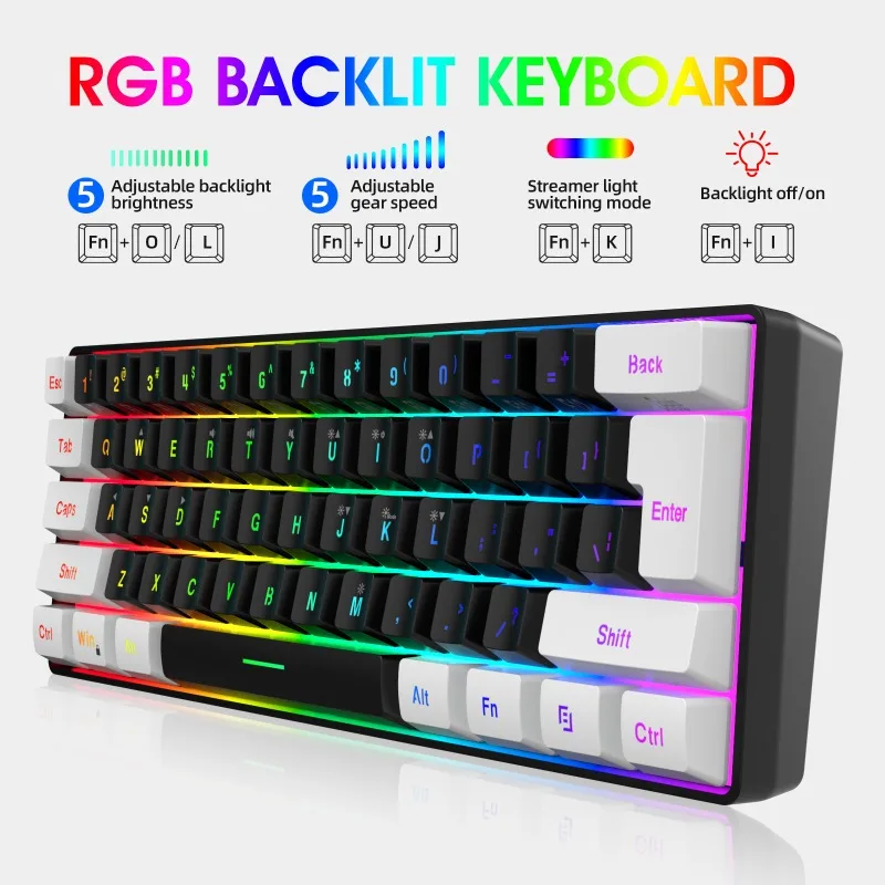 Keyboard and Mouse 60% Compute - огляд і ціна Gaming Keyboard Ergonomic