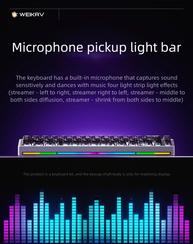NEW WEIKAV Nut65 Aluminum Allo - огляд і ціна Gaming Keyboard Mini Mechanical