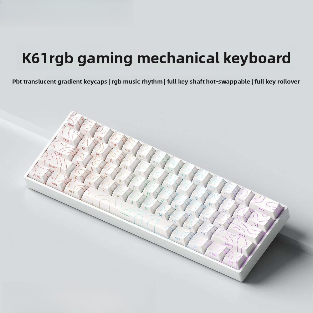 Teclado 60% wireless bluetooth - огляд і ціна Gaming Keyboard Mini Mechanical