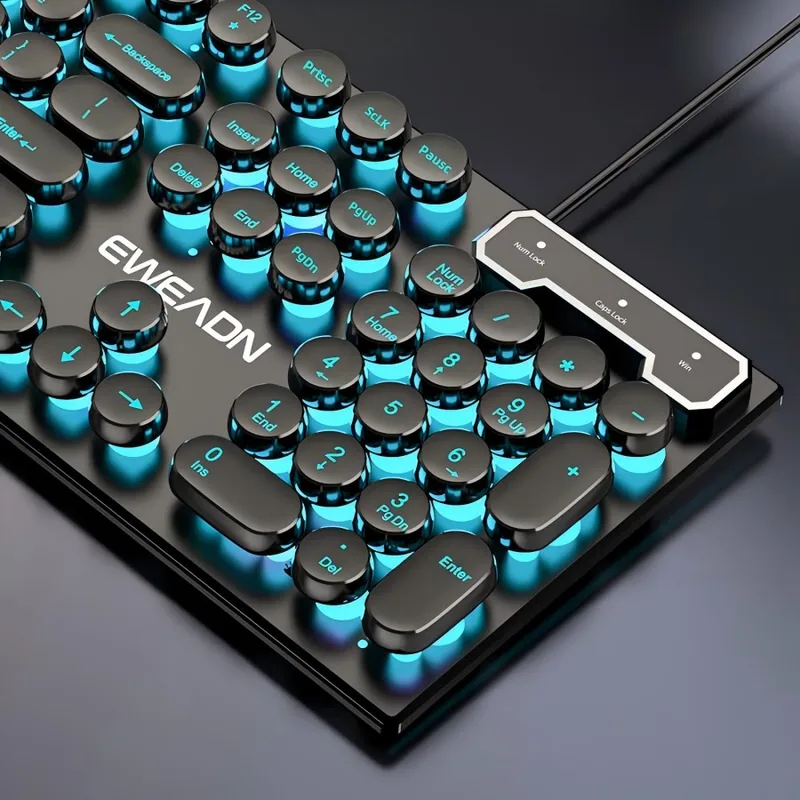Retro Punk Mechanical Feel Key - огляд і ціна Gaming Keyboard Mechanical