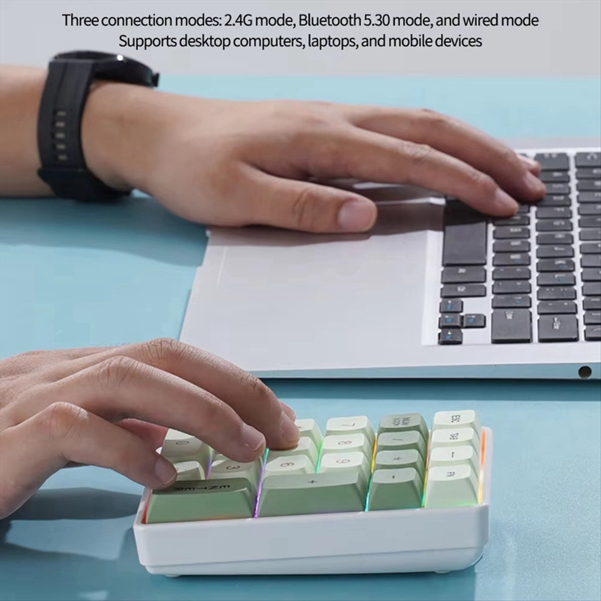 N86R 21Keys Mini Keyboard 2.4G - огляд і ціна Gaming Keyboard Number Pad