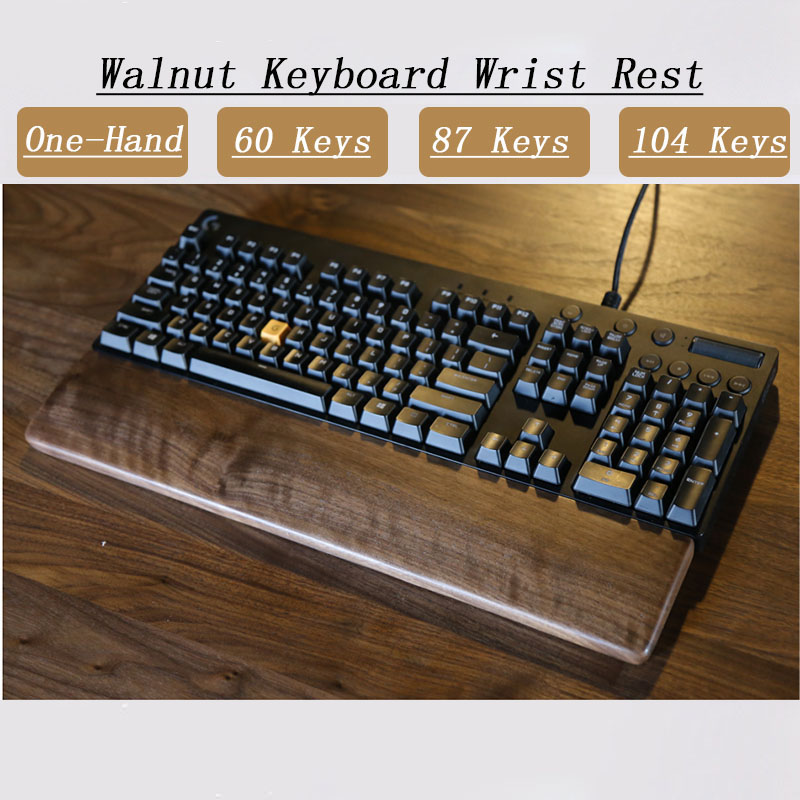 One-Hand Oak Walnut Wooden Key - огляд і ціна Gaming Keyboard Number Pad