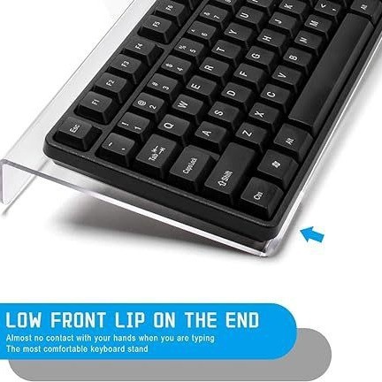 Clear Acrylic Ergonomic Keyboa - огляд і ціна Gaming Keyboard Ergonomic