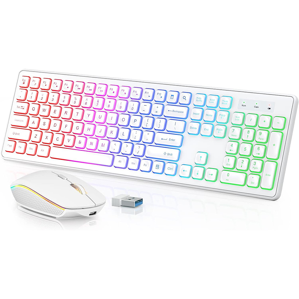 Backlit Wireless Keyboard and  - огляд і ціна Gaming Keyboard And Mouse Wireless