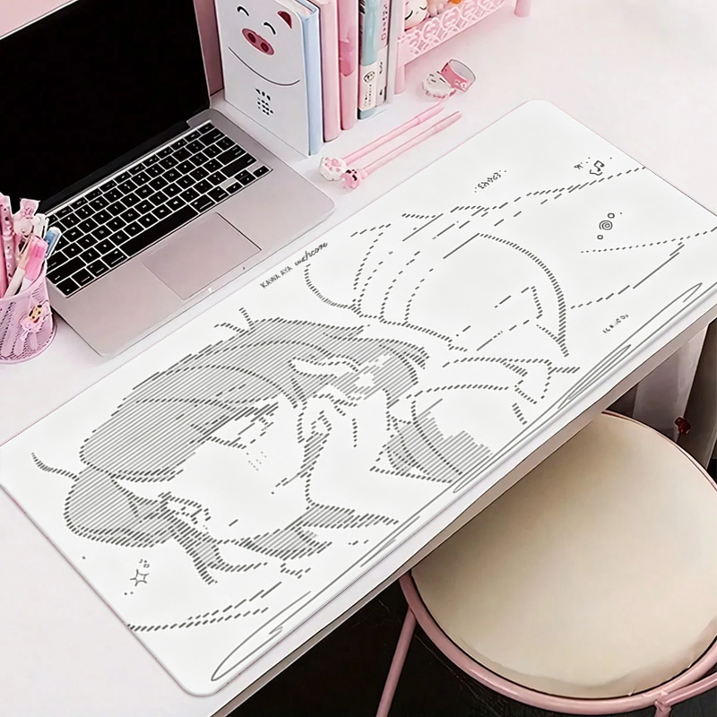 1Pcs Leather Mouse Pad Anime A - огляд і ціна Gaming Keyboard And Mouse Pad
