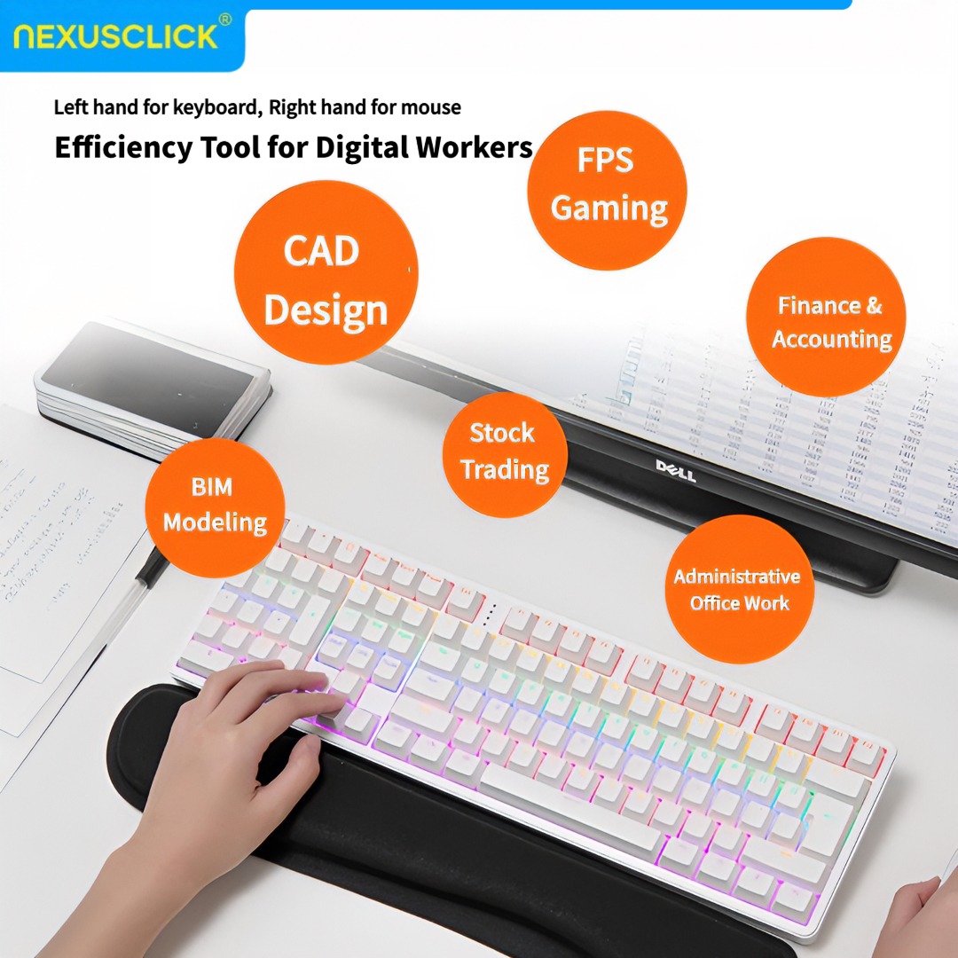 NexusClick Ergonomic Left Hand - огляд і ціна Gaming Keyboard Number Pad